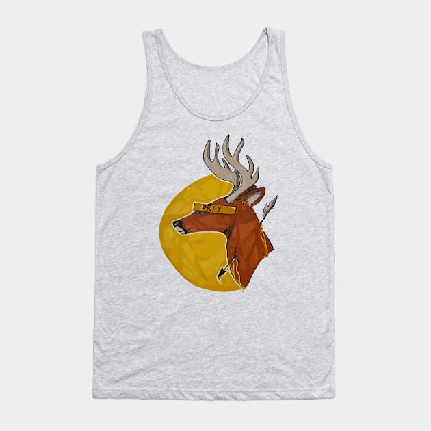 Fine line between hunter and hunted Tank Top by jennlie